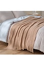 view 2 of 4 Margot Throw Blanket in Sandalwood