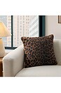 view 4 of 8 Everett Pillow in Black Leopard