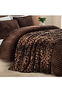 view 6 of 6 Everett Throw in Black Leopard
