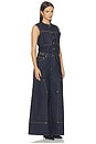 view 2 of 3 The Esme Denim Jumpsuit in Tigris