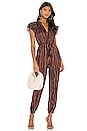 view 1 of 4 Elio Jumpsuit in Chocolate