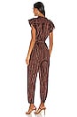 view 3 of 4 Elio Jumpsuit in Chocolate