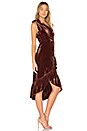 view 2 of 3 Elisa Dress in Puce