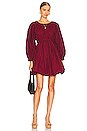 view 1 of 3 Martine Mini Dress in Bordeaux