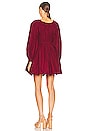 view 3 of 3 Martine Mini Dress in Bordeaux