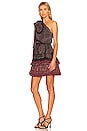 view 3 of 4 Leah Mini Dress in Garnet