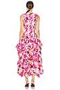 view 3 of 3 Mural Dress in Azalea