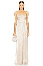 view 1 of 3 Reine Pleated Gown in Opal
