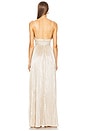 view 3 of 3 Reine Pleated Gown in Opal