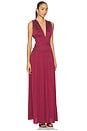 view 2 of 3 Tasneem Gown in Claret