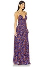view 2 of 3 Atrani Silk Gown in Violet