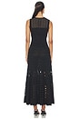 view 3 of 3 Lakshmi Eyelet Knit Dress in Noir