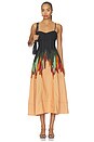 view 1 of 3 VESTIDO FIORA in Agate