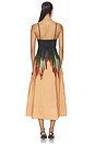 view 3 of 3 VESTIDO FIORA in Agate