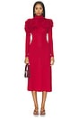 view 1 of 3 Solene Longsleeve Jersey Dress in Claret