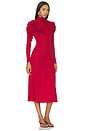 view 2 of 3 Solene Longsleeve Jersey Dress in Claret