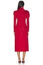 view 4 of 3 Solene Longsleeve Jersey Dress in Claret
