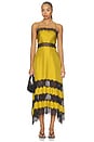 view 1 of 4 ROBE EN SOIE SANS MANCHES COCO  in Citrine