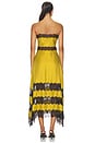 view 4 of 4 ROBE EN SOIE SANS MANCHES COCO  in Citrine