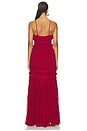 view 4 of 3 VESTIDO LARGO DE SEDA SIN MANGAS DOROTHEA  in Cerise
