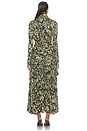 view 4 of 3 VESTIDOS DE PUNTO DRAPEADO KATY  in Khaki Floral