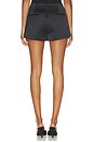 view 5 of 6 Isa Satin Shorts in Noir