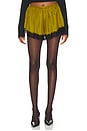 view 2 of 6 SHORT EN SOIE GEORGINA  in Citrine