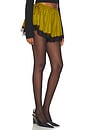view 4 of 6 SHORT EN SOIE GEORGINA  in Citrine