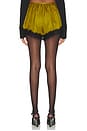 view 6 of 6 SHORT EN SOIE GEORGINA  in Citrine
