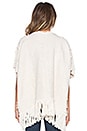 view 3 of 3 Fringe Cusco Wrap in Cream