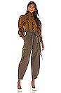 view 4 of 4 Sascha Turtleneck in Amber Python