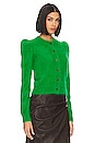 view 2 of 4 Aisha Cardigan in Emerald