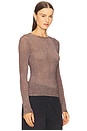 view 2 of 5 Vianca Long Sleeve Knit Pullover in Pewter