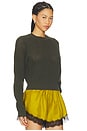 view 2 of 4 Ronan Knit Pullover in Militaire