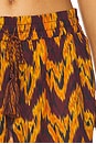 view 6 of 6 CALÇA SAÍDA DE PRAIA WIDE LEG AZRA in Terra