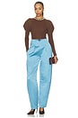 view 6 of 6 Edlyn Satin Pant in Heron
