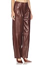 view 2 of 6 Keiran Leather Pant in Cognac