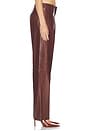 view 4 of 6 Keiran Leather Pant in Cognac
