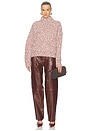 view 6 of 6 Keiran Leather Pant in Cognac