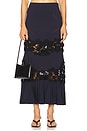 view 1 of 6 Madeline Knit Maxi Skirt in Eclipse