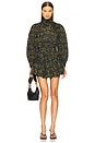 view 5 of 6 Penina Bubble Hem Skirt in Desert Jasper