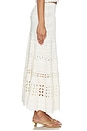 view 3 of 6 Annisa Eyelet Knit Skirt in Cowrie