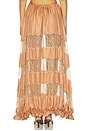 view 5 of 6 FALDA MIDI DE SEDA CHANTAL in Macaroon