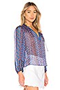 view 2 of 4 Constance Blouse in Cerulean