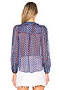 view 3 of 4 Constance Blouse in Cerulean