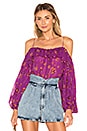 view 1 of 5 Coline Blouse in Magenta