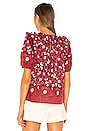 view 4 of 5 BLUSA ARBOR in Burgundy