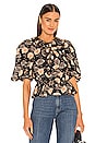 view 2 of 5 Nadya Blouse in Noir Floral
