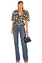 view 5 of 5 Nadya Blouse in Noir Floral