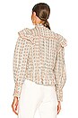 view 3 of 4 Ester Blouse in Sandstone Ikat